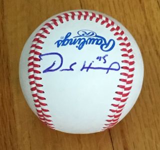 Derek Holland Chicago Cubs Giants Autograph Signed Baseball