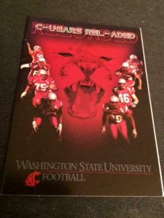 2004 Washington State Cougars College Football Pocket Schedule