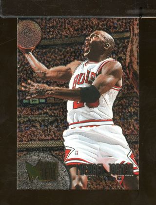 1995 - 96 Fleer Metal Michael Jordan Chicago Bulls (mr18)