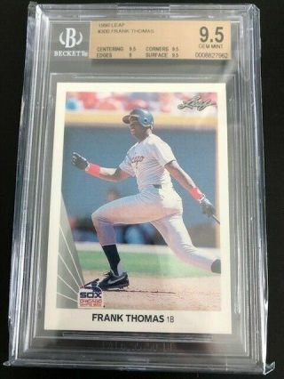 1990 Leaf Frank Thomas Bgs 9.  5