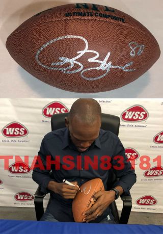 Isaac Bruce Signed Nfl Football Authentic Autograph Los Angeles Rams
