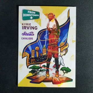 2016 17 Panini Studio Kyrie Irving From Downtown Insert