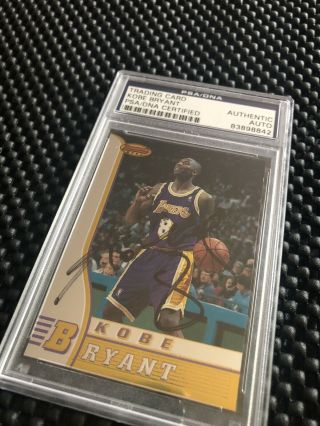 Kobe Bryant Rookie W/authentic Auto From 1996 - 97 Bowman’s Best Dont See Often