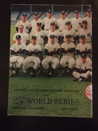 1960 World Series Official Program York Yankees vs.  Pittsburgh Pirates 2