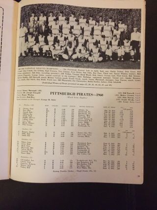 1960 World Series Official Program York Yankees vs.  Pittsburgh Pirates 6