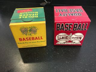 J.  De Beer & Son,  Albany,  N.  Y.  Official Little League Baseballs In Orig.  Boxes