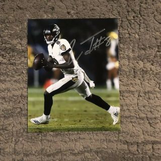 Lamar Jackson Signed Baltimore Ravens Autographed 8x10 Photo