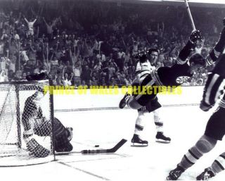 Bobby Orr " The Goal " Your Piece Of Hockey History 4x6 Postcard
