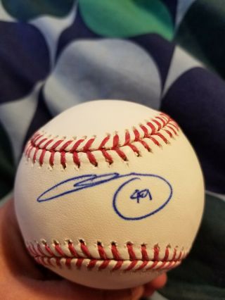 Chris Sales Autographed Baseball Chicago White Sox/boston Red Sox