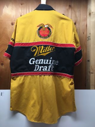 Authentic 1990 Patrick Racing Miller Draft Alfa Romeo Pit Crew Shirt L 5