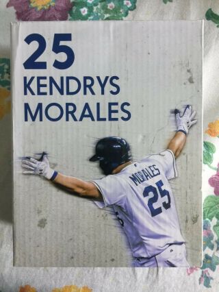 Kendrys Morales Bobblehead Mlb Kansas City Royals 2016 Kauffman Stadium
