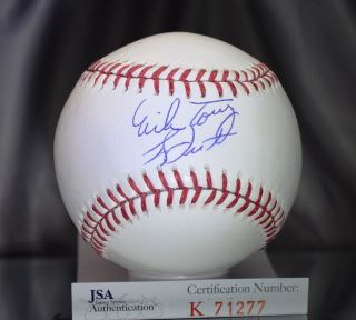 Mike Torez Bucky Dent Jsa Signed Major League Baseball Autograph