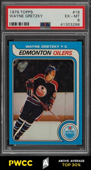 1979 Topps Hockey Wayne Gretzky Rookie Rc 18 Psa 6 Exmt (pwcc - A)