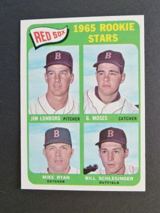 1965 Topps 573 Red Sox Rookie Stars Jim Lonborg Nrmt,  Set Break