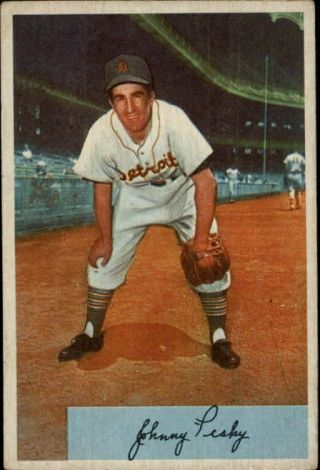 1954 Bowman Baseball Card 135 Johnny Pesky - Vg