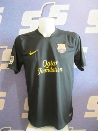 5,  /5 Fc Barcelona 2011/2012 Away Size L Nike Barca Shirt Jersey Maillot Soccer