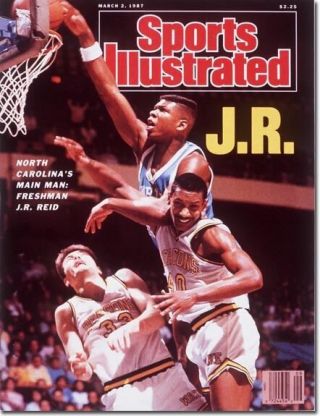 March 2,  1987 J.  R.  Reid Univ.  Of North Carolina Tar Heels Sports Illustrated B