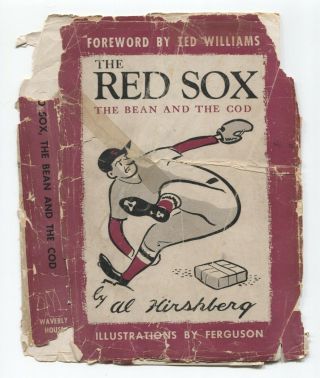 The Red Sox The Bean And Cod Baseball Book Signed Ted Williams Al Hirshberg 1947