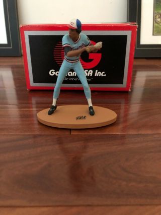 Minnesota Twins Baseball Hof Rod Carew Signed Gartlan Statue Figurine W/ Box