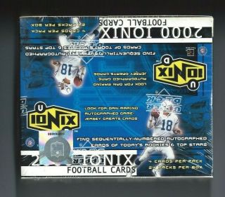 2000 Upper Deck Ionix Football Hobby Box.