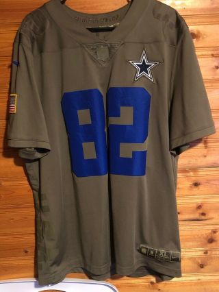Nike Football Dallas Cowboys Jason Witten Veterans Army Jersey Size X - Large 2