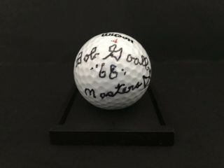 Pga Bob Goalby Hand Signed Golf Ball 1968 Masters Champion 90 Years Old