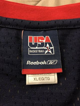 Reebok Team USA Olympics LeBron James NBA Jersey Men ' s SZ XL,  2 