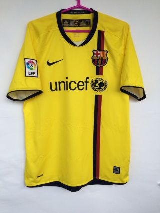 Barcelona 2008 2009 Nike Away Football Soccer Shirt Jersey Camiseta Magila