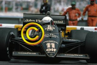 Racing 35mm Slide F1,  Elio De Angelis - Lotus 97t 1985 Monaco Formula 1