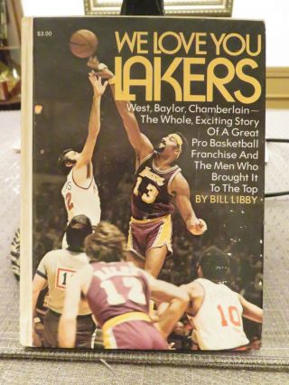 We Love You (los Angeles) Lakers Hardcover Basketball Book (1972)