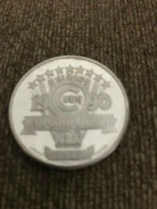 One Ounce Silver Coin - 1990 All Star Game Wrigley Field Chicago Cubs