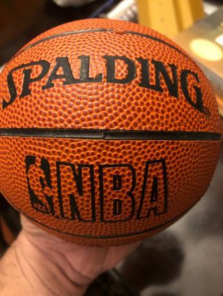 Kevin Garnett Signed Spalding Mini Basketball Timberwolves Celtics Auto 9/28/96 7
