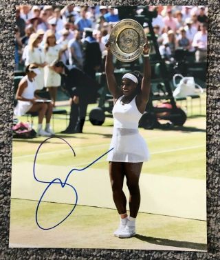 Serena Williams Signed 8x10 Photo Womens Us Open Champion