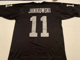 Vtg Nike Oakland Los Angeles Raiders Sebastian Janikowski 11 Jersey Mens L