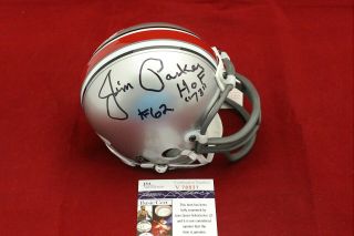 Jim Parker D.  2005 Signed Autograph Ohio State Mini Helmet W/hof 73 - Jsa V78831