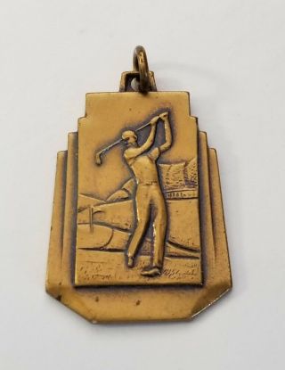 Vintage Royal Golf Balls Hole - In - One Medal Award Advertising
