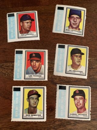 1962 Topps Stamp Panels