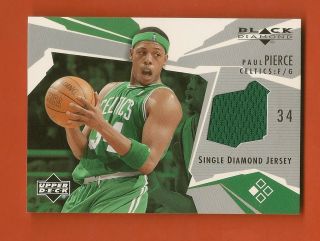 Paul Pierce - 2003 - 04 Ud Black Diamond Single Diamond Jersey Bd - Pp - Celtics