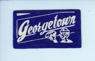 1940s - 1950 Georgetown American Nut Chocolate College Football Mini Pennant