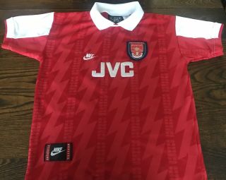 Vintage 1994/95 Nike Arsenal Jersey Shirt Soccer Football Youth L (14/16)