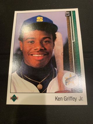 1989 Upper Deck Ken Griffey Seattle Mariners 1 Baseball Card Rookie Rc