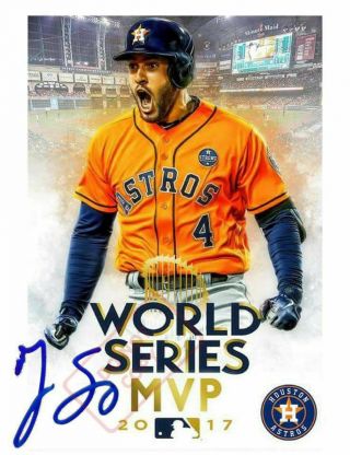George Springer 8x10 Signed Photo Autographed (astros) Reprint