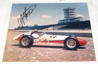 A.  J Foyt Signed Color Photo 1961 Indy 500 Winner 1 Bowes Seal Fast Special