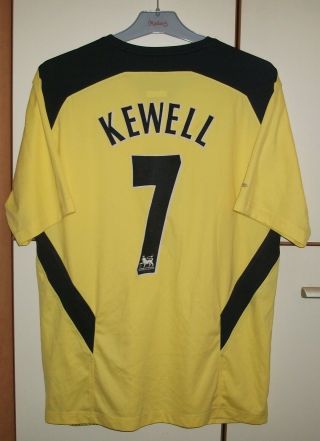 Liverpool 2004 - 2006 Away Football Shirt Jersey Reebok 7 Kewell Size M