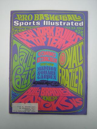 Oct.  23,  1967 Sports Illustrated Pro Basketball Issue With N.  Y.  Knicks Cover