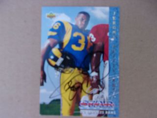Jerome Bettis Autographed 1993 Upper Deck Star Rookie