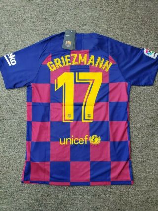 Griezmann 17 FC Barcelona Home Jersey Season 19/20 FAST S - 2XL. 5