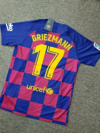Griezmann 17 FC Barcelona Home Jersey Season 19/20 FAST S - 2XL. 6