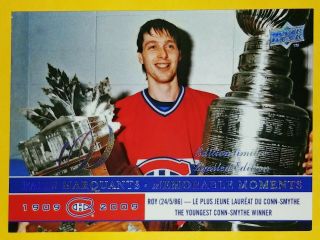 2008 - 09 Centennial Montreal Canadiens Patrick Roy Limited Edition 297 - Ak