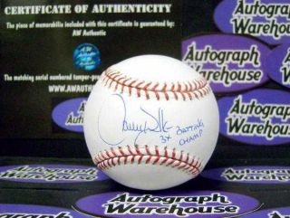 Larry Walker Autographed Baseball Inscribed 3 Nl Batting Champ Colorado Rockies)
